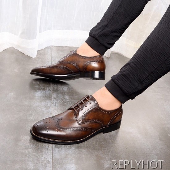 Ferragamo 2020 Mens Leather Oxford Shoes