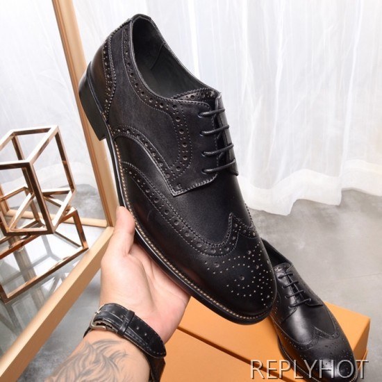 Ferragamo 2020 Mens Leather Oxford Shoes