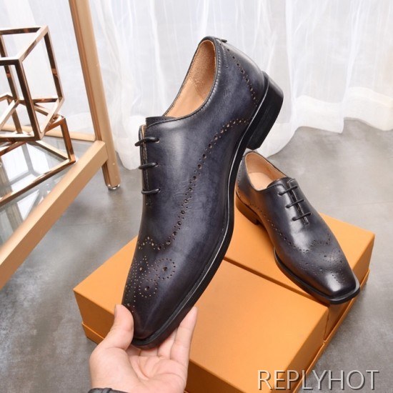 Ferragamo 2020 Mens Leather Oxford Shoes