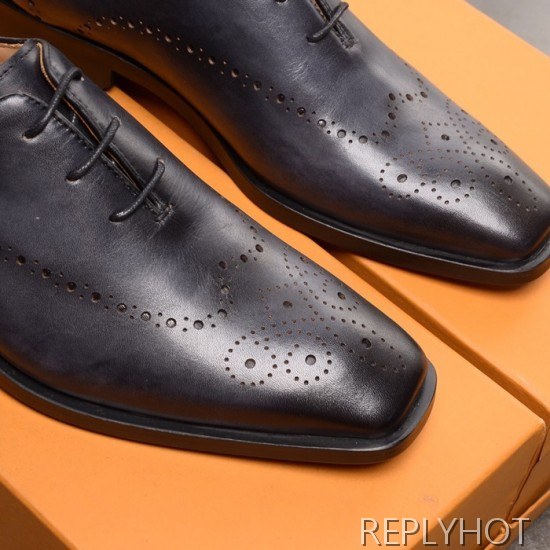 Ferragamo 2020 Mens Leather Oxford Shoes