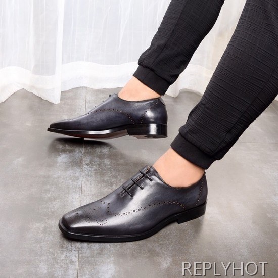 Ferragamo 2020 Mens Leather Oxford Shoes