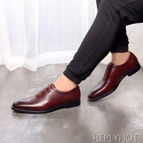 Ferragamo 2020 Mens Leather Oxford Shoes