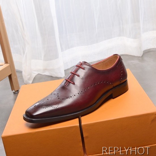 Ferragamo 2020 Mens Leather Oxford Shoes