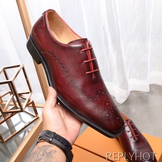 Ferragamo 2020 Mens Leather Oxford Shoes