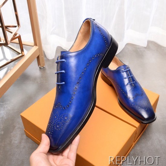 Ferragamo 2020 Mens Leather Oxford Shoes