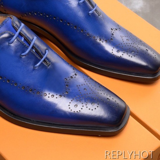 Ferragamo 2020 Mens Leather Oxford Shoes