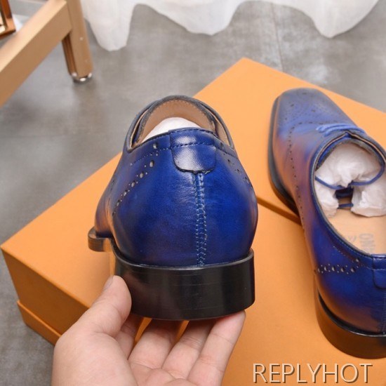 Ferragamo 2020 Mens Leather Oxford Shoes