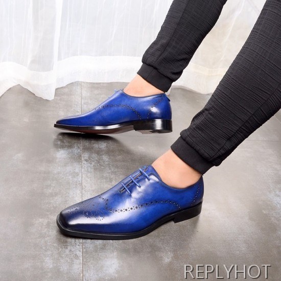 Ferragamo 2020 Mens Leather Oxford Shoes