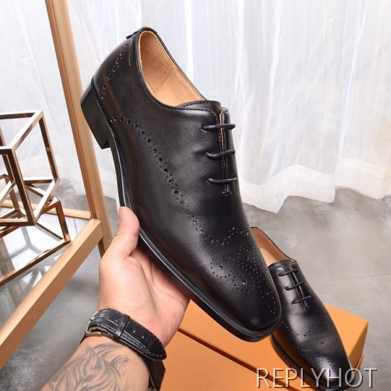 Ferragamo 2020 Mens Leather Oxford Shoes