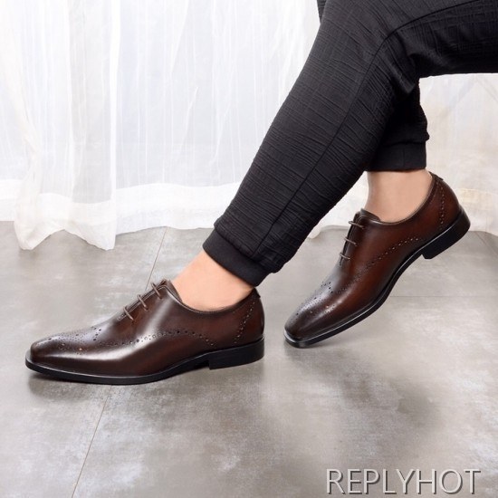 Ferragamo 2020 Mens Leather Oxford Shoes