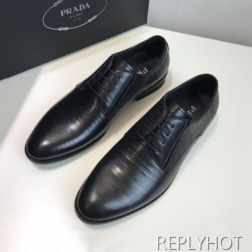 Prada 2020 Mens Leather Oxford Shoes