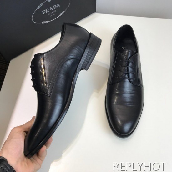 Prada 2020 Mens Leather Oxford Shoes
