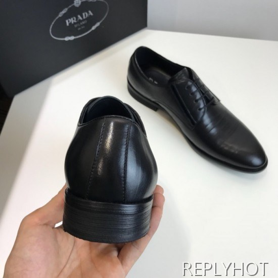 Prada 2020 Mens Leather Oxford Shoes