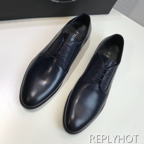 Prada 2020 Mens Leather Oxford Shoes