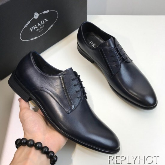 Prada 2020 Mens Leather Oxford Shoes