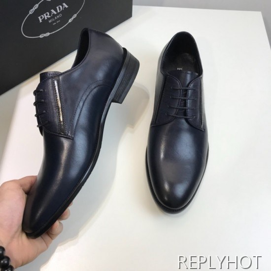 Prada 2020 Mens Leather Oxford Shoes