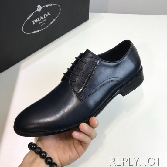 Prada 2020 Mens Leather Oxford Shoes