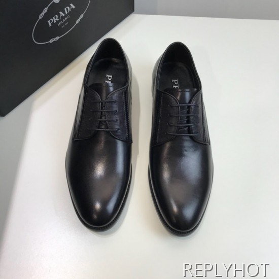 Prada 2020 Mens Leather Oxford Shoes