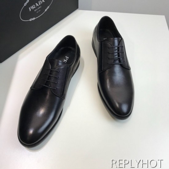Prada 2020 Mens Leather Oxford Shoes