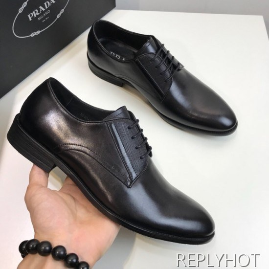 Prada 2020 Mens Leather Oxford Shoes