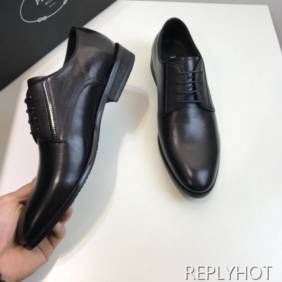 Prada 2020 Mens Leather Oxford Shoes