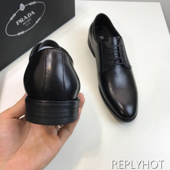 Prada 2020 Mens Leather Oxford Shoes