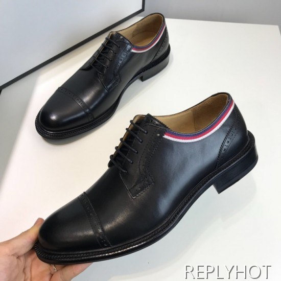 Gucci 2020 Mens Leather Oxford Shoes