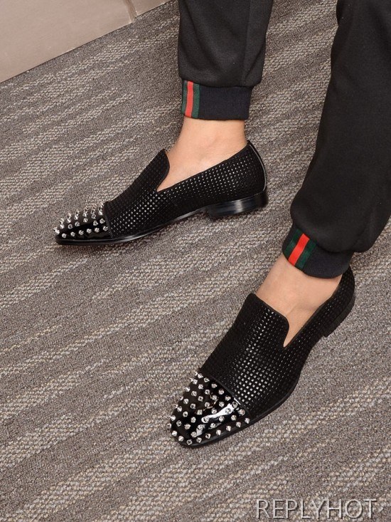 Christian Loubutin 2020 Mens Leather Shoes