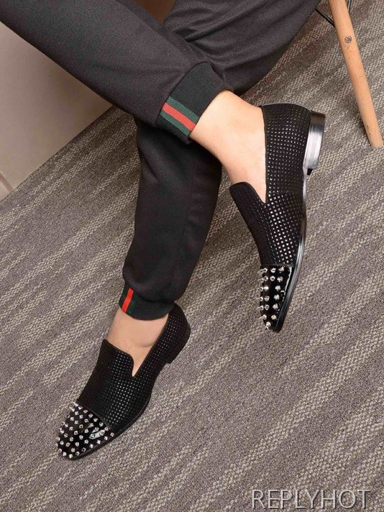 Christian Loubutin 2020 Mens Leather Shoes