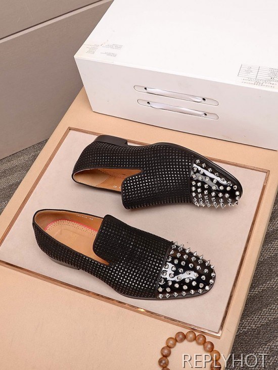 Christian Loubutin 2020 Mens Leather Shoes