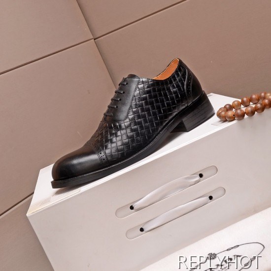 Prada 2020 Mens Leather Oxford Shoes