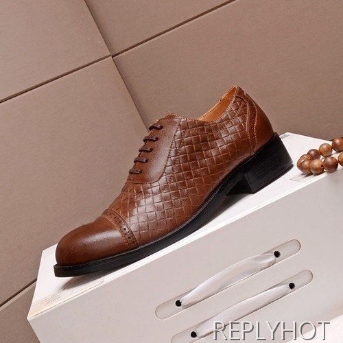 Prada 2020 Mens Leather Oxford Shoes