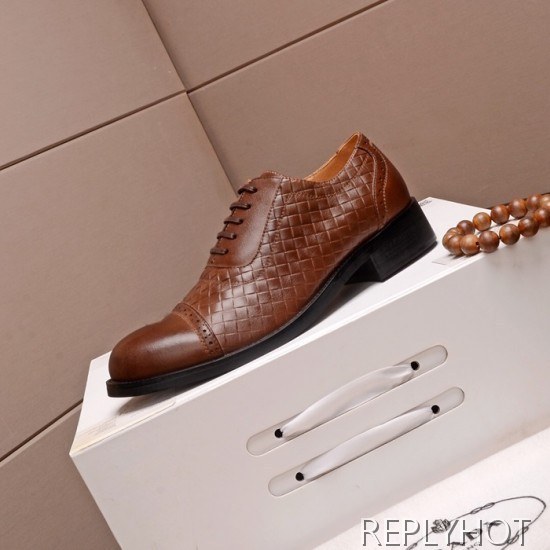 Prada 2020 Mens Leather Oxford Shoes