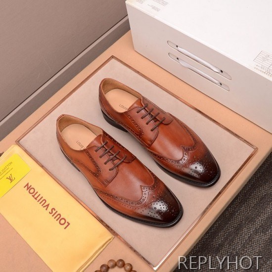 Louis Vuitton 2020 Mens Leather Oxford Shoes