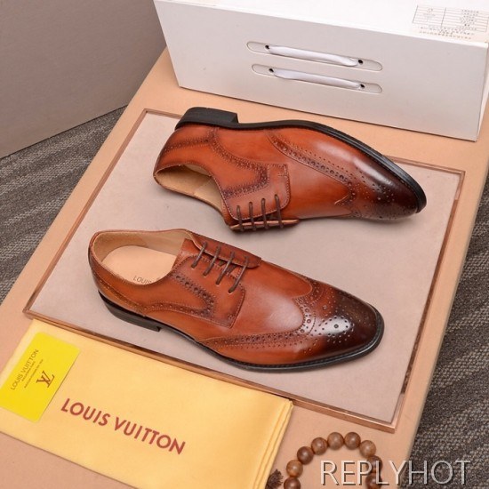 Louis Vuitton 2020 Mens Leather Oxford Shoes