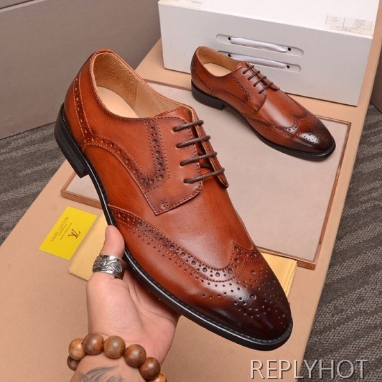 Louis Vuitton 2020 Mens Leather Oxford Shoes