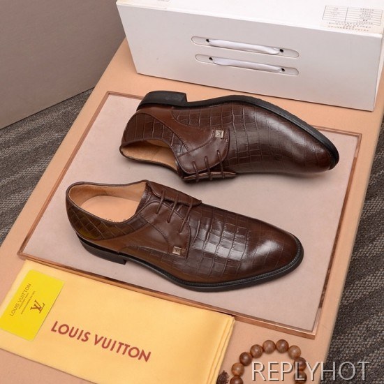 Louis Vuitton 2020 Mens Leather Oxford Shoes