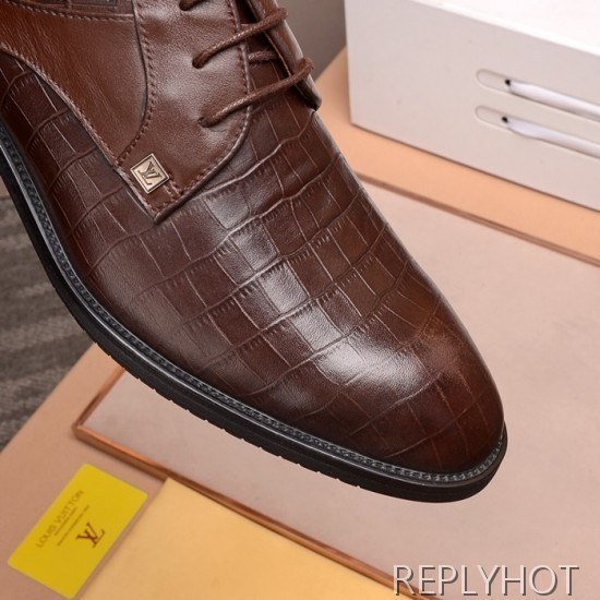 Louis Vuitton 2020 Mens Leather Oxford Shoes