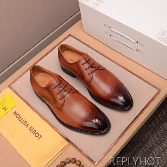 Louis Vuitton 2020 Mens Leather Oxford Shoes