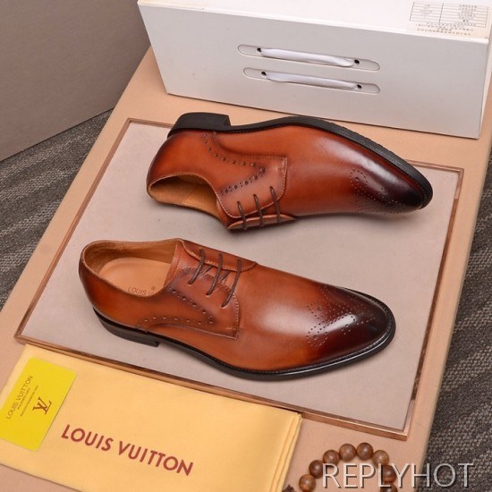 Louis Vuitton 2020 Mens Leather Oxford Shoes