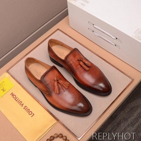 Louis Vuitton 2020 Mens Leather Oxford Shoes