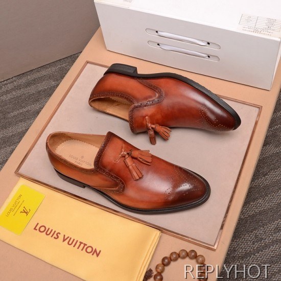 Louis Vuitton 2020 Mens Leather Oxford Shoes