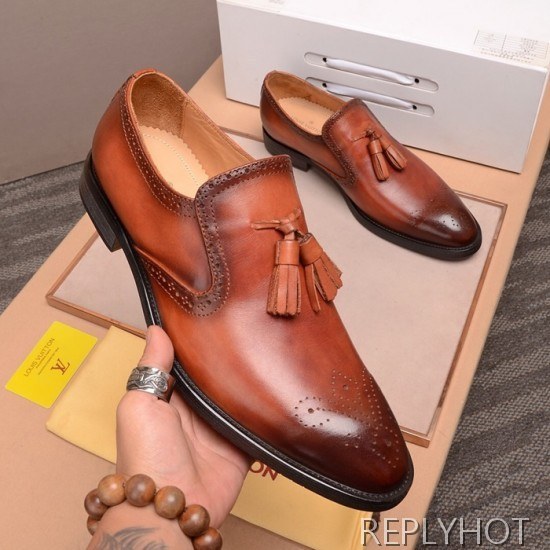 Louis Vuitton 2020 Mens Leather Oxford Shoes