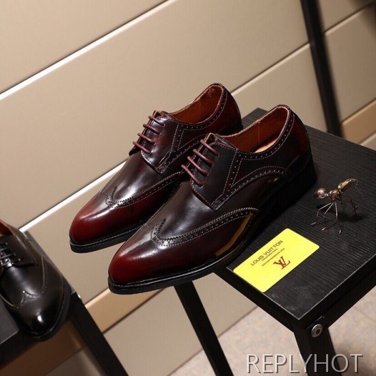 Louis Vuitton 2020 Mens Leather Oxford Shoes