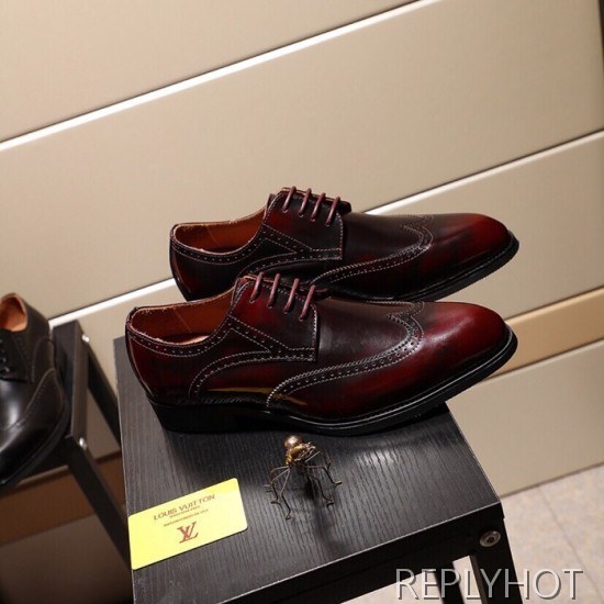 Louis Vuitton 2020 Mens Leather Oxford Shoes