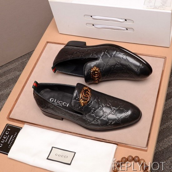 Gucci 2020 Mens Leather Shoes