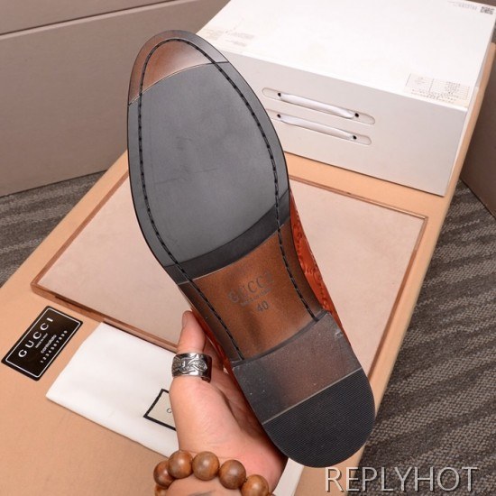 Gucci 2020 Mens Leather Shoes