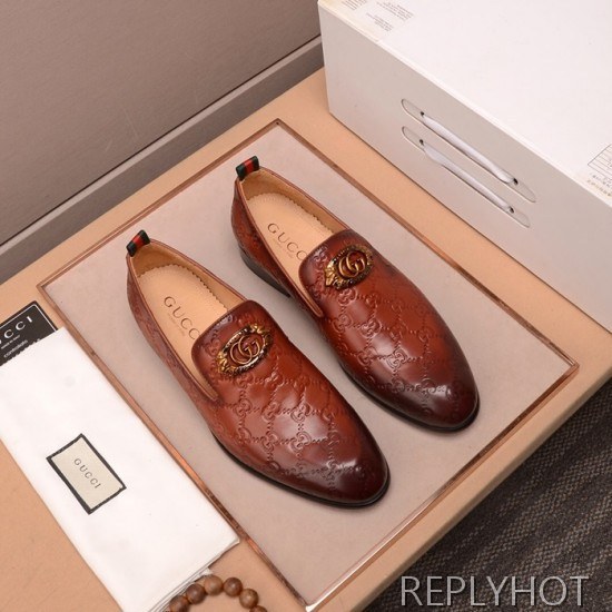Gucci 2020 Mens Leather Shoes