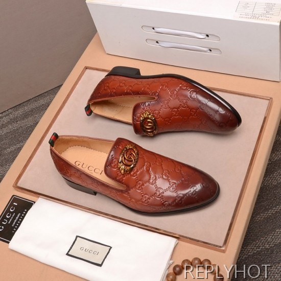 Gucci 2020 Mens Leather Shoes