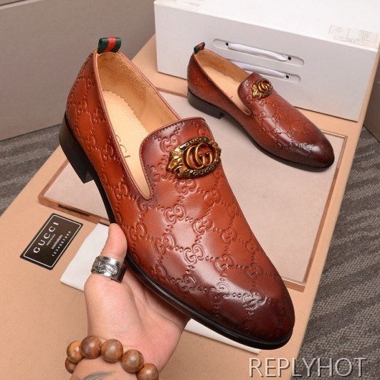 Gucci 2020 Mens Leather Shoes